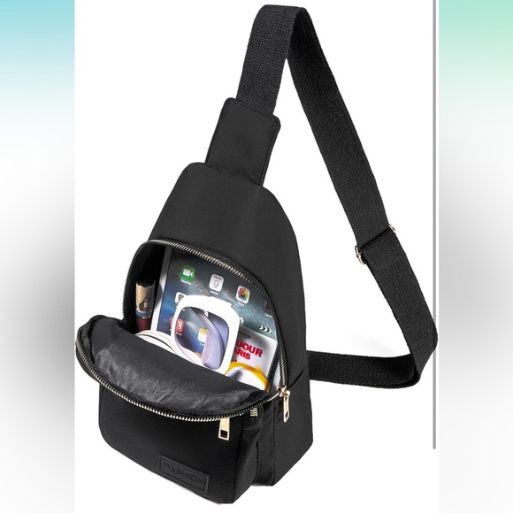 Crossbody black sling bag - Picture 7 of 8